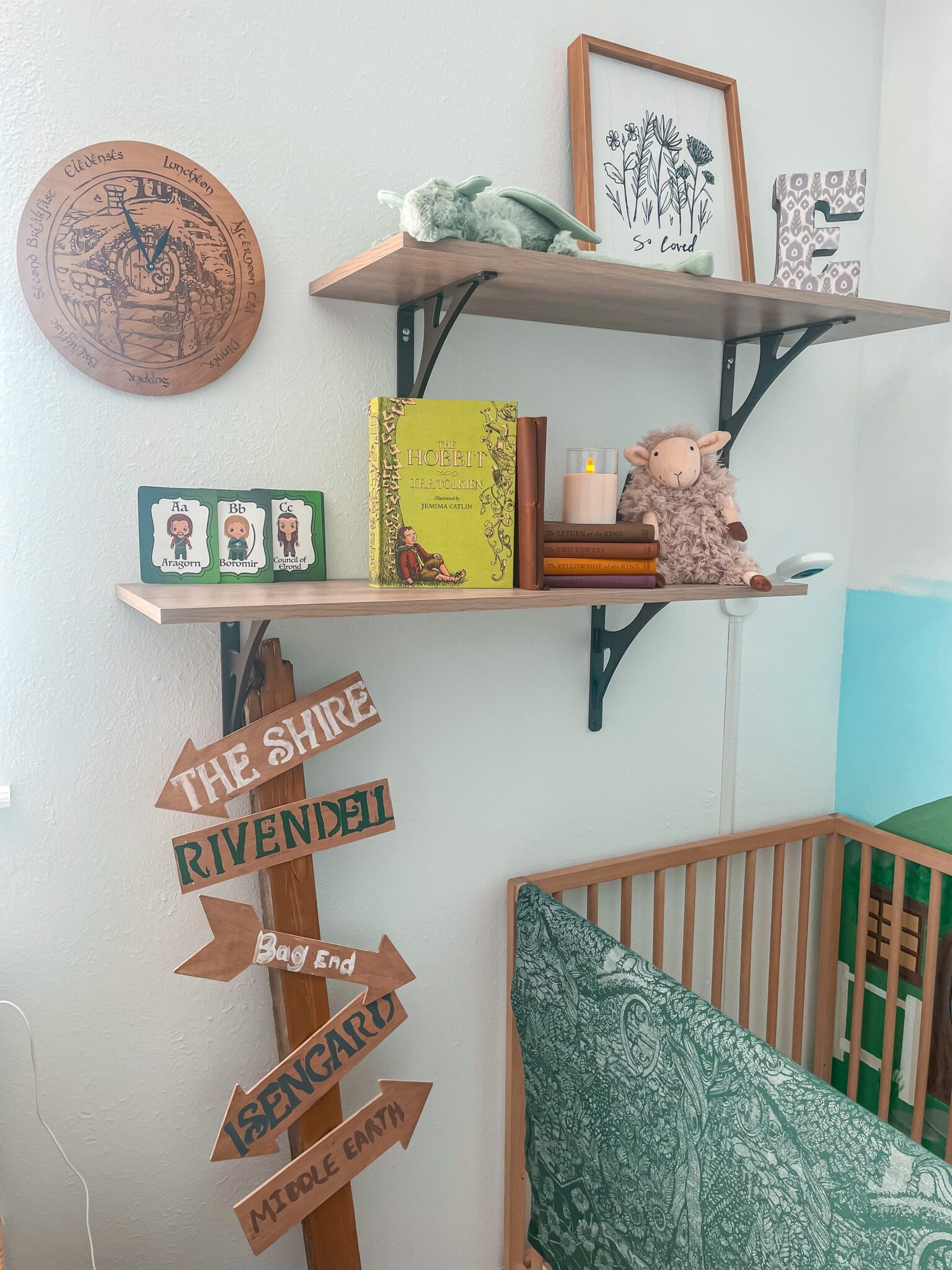 Shire Nursery Reveal (fit for a hobbit!) - hillaryeverafter.com